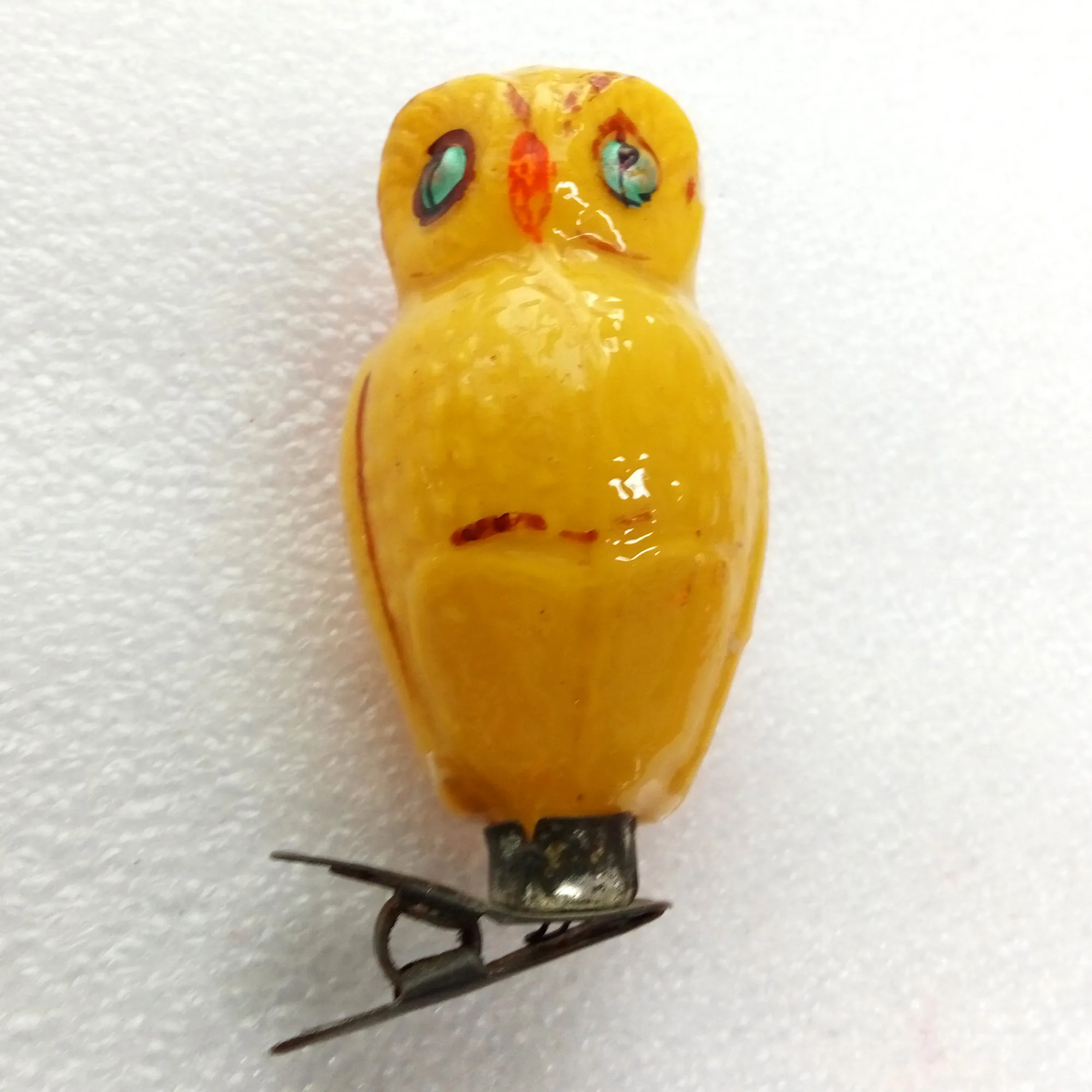 Old Antique Vintage Glass Christmas Ornament Old Birdy