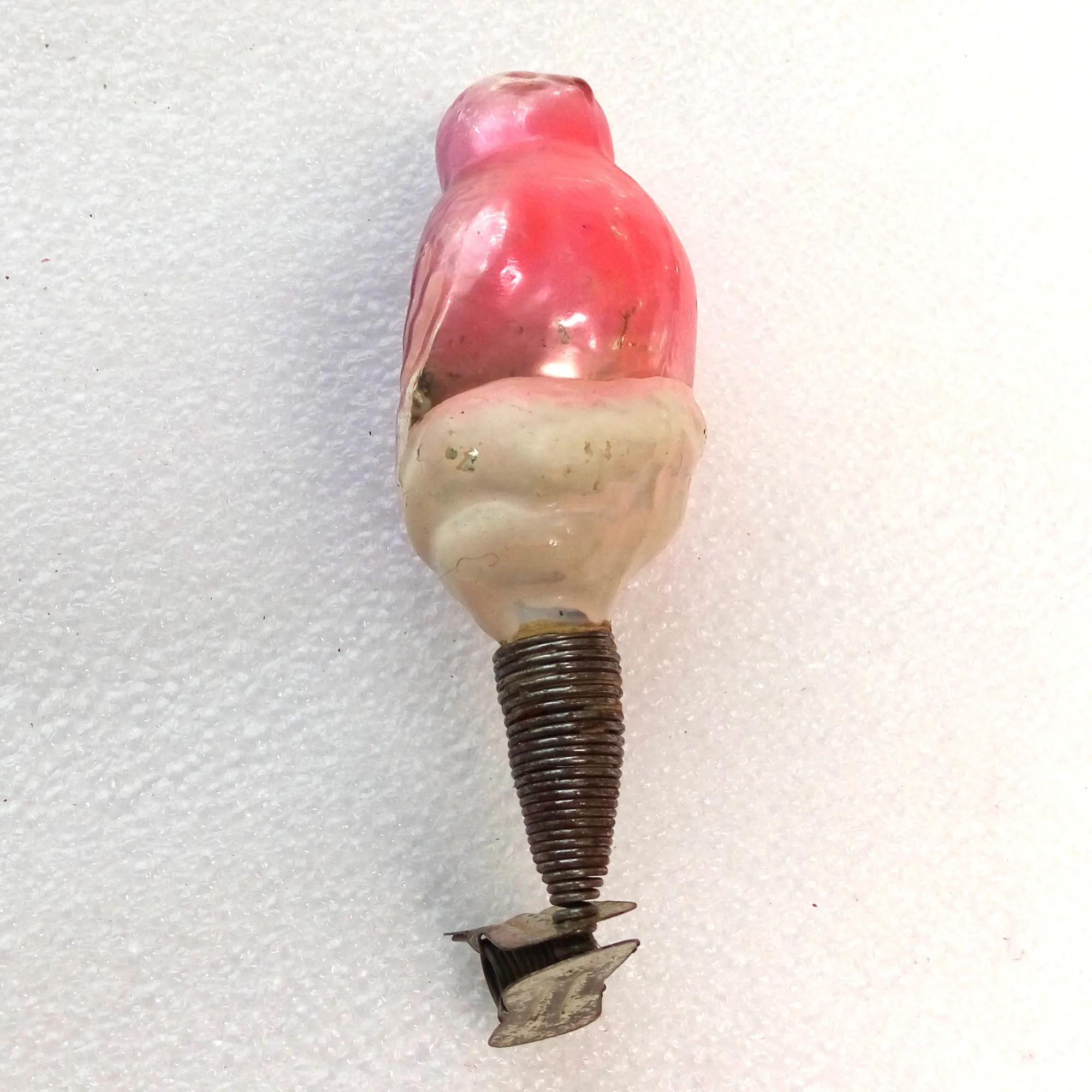 Old Antique Vintage Glass Christmas Ornament Old Birdy