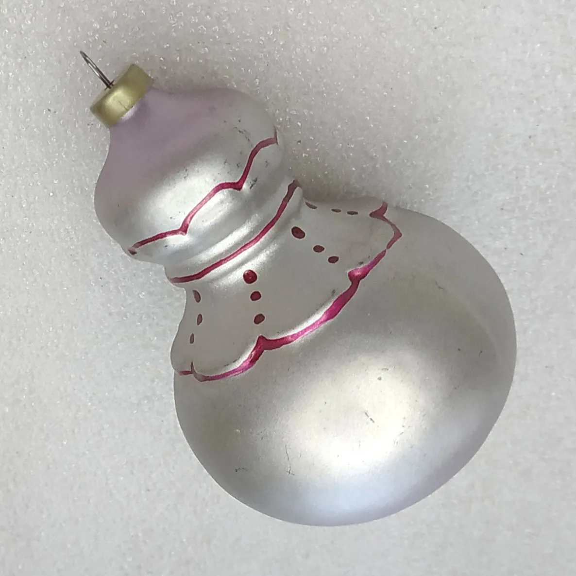 Antique Vintage Russian Glass Christmas Ornament
