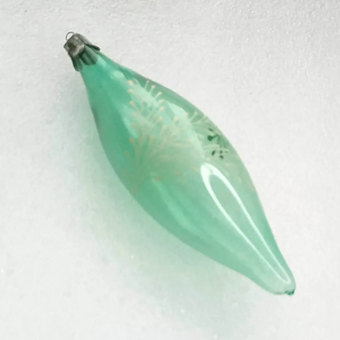 Vintage Glass Christmas Ornament Tree Antique Toy USSR Icicle