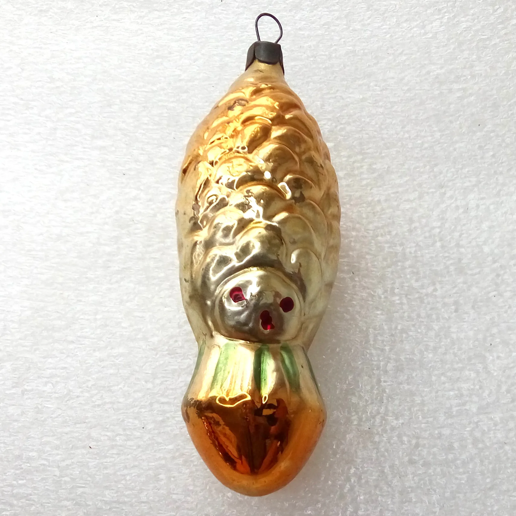 Vintage Glass Christmas Ornaments Pinecone Girl