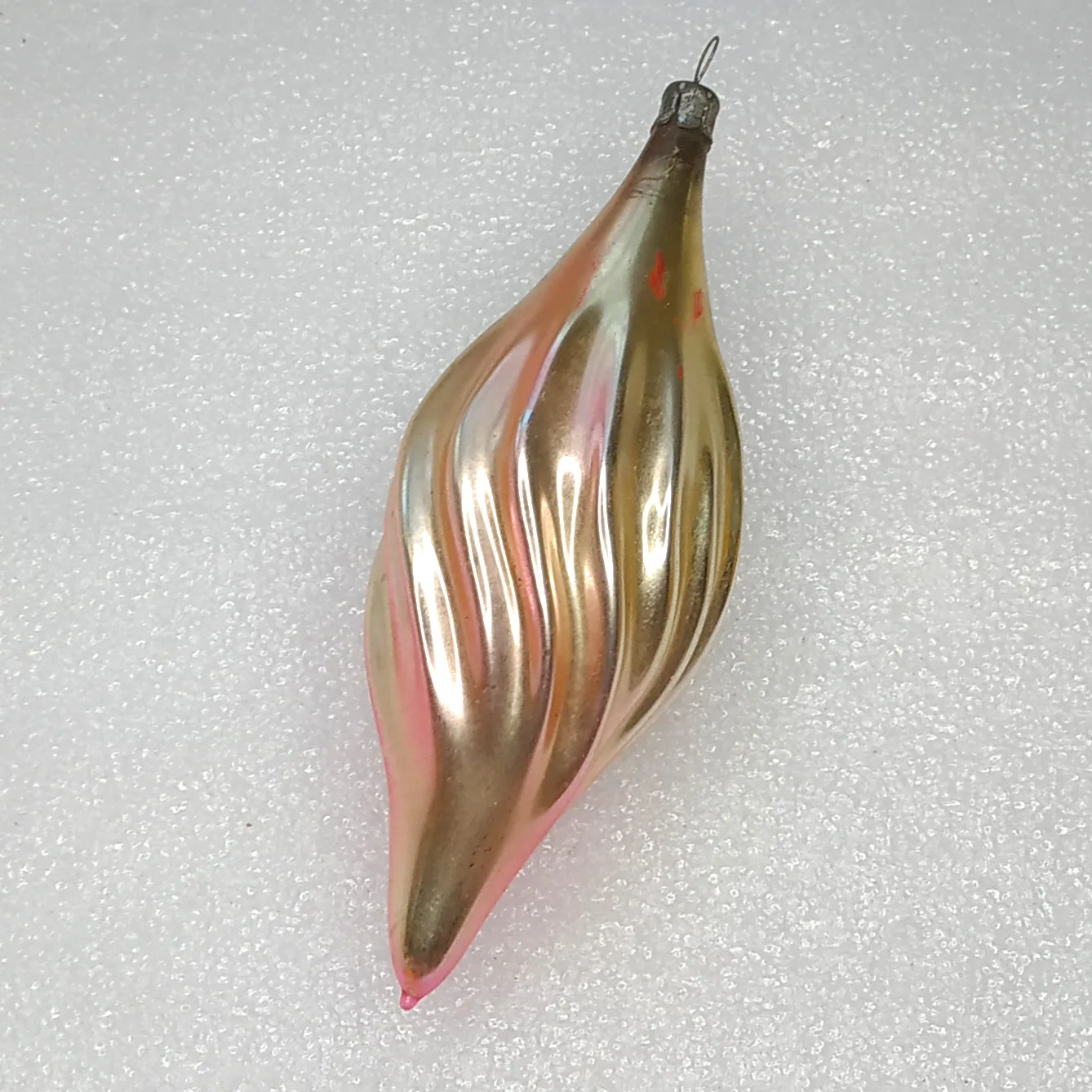 Antique Vintage Glass Christmas Ornament Tree USSR Icicle