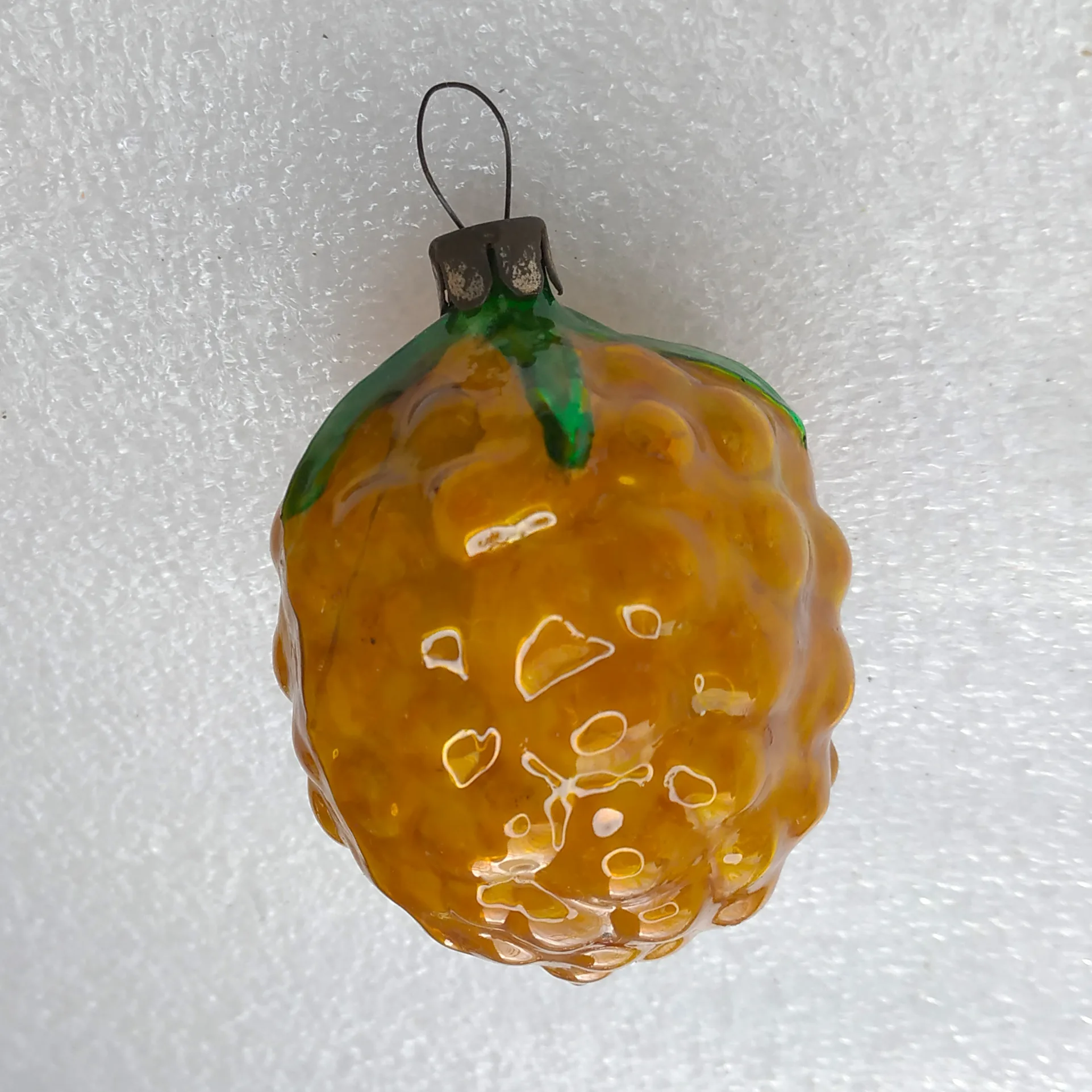 Antique Vintage USSR Glass Christmas Ornament Tree Toy Grape
