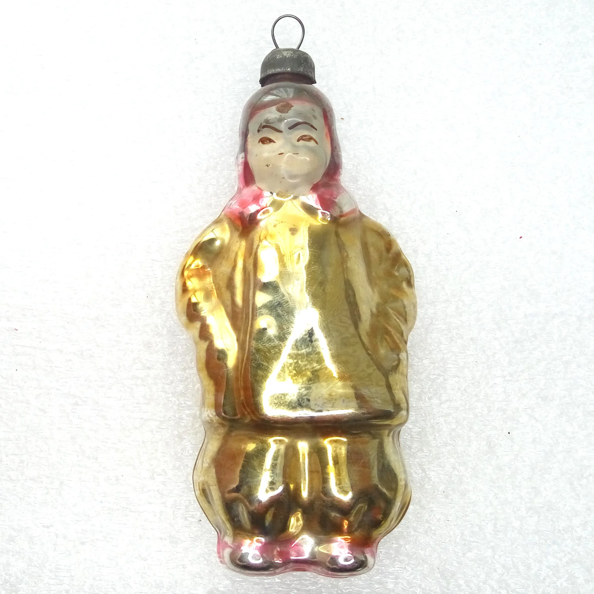 Vintage Antique Glass Christmas Ornaments Girl