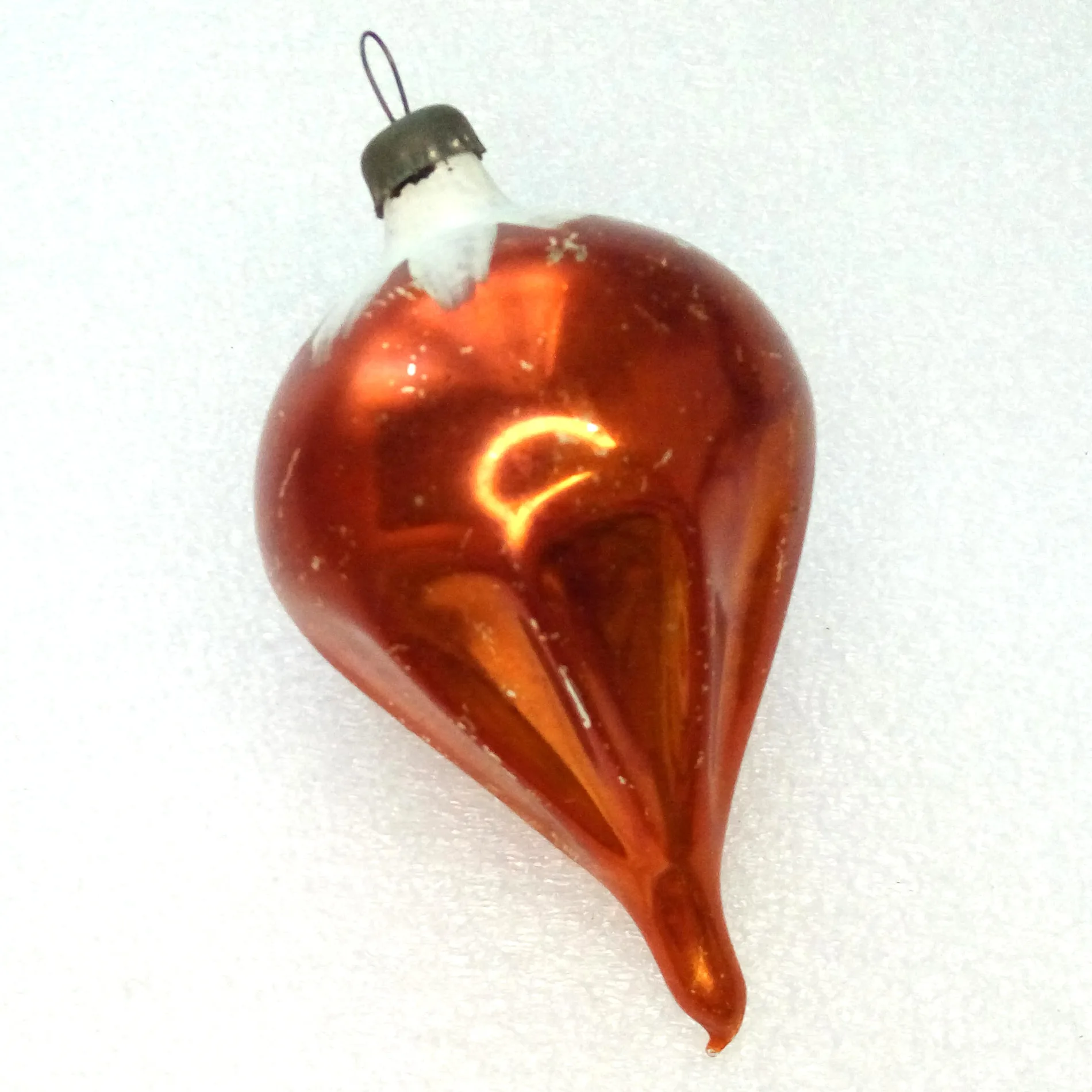Vintage Ukrainian Glass Christmas Ornaments Tree Parachute