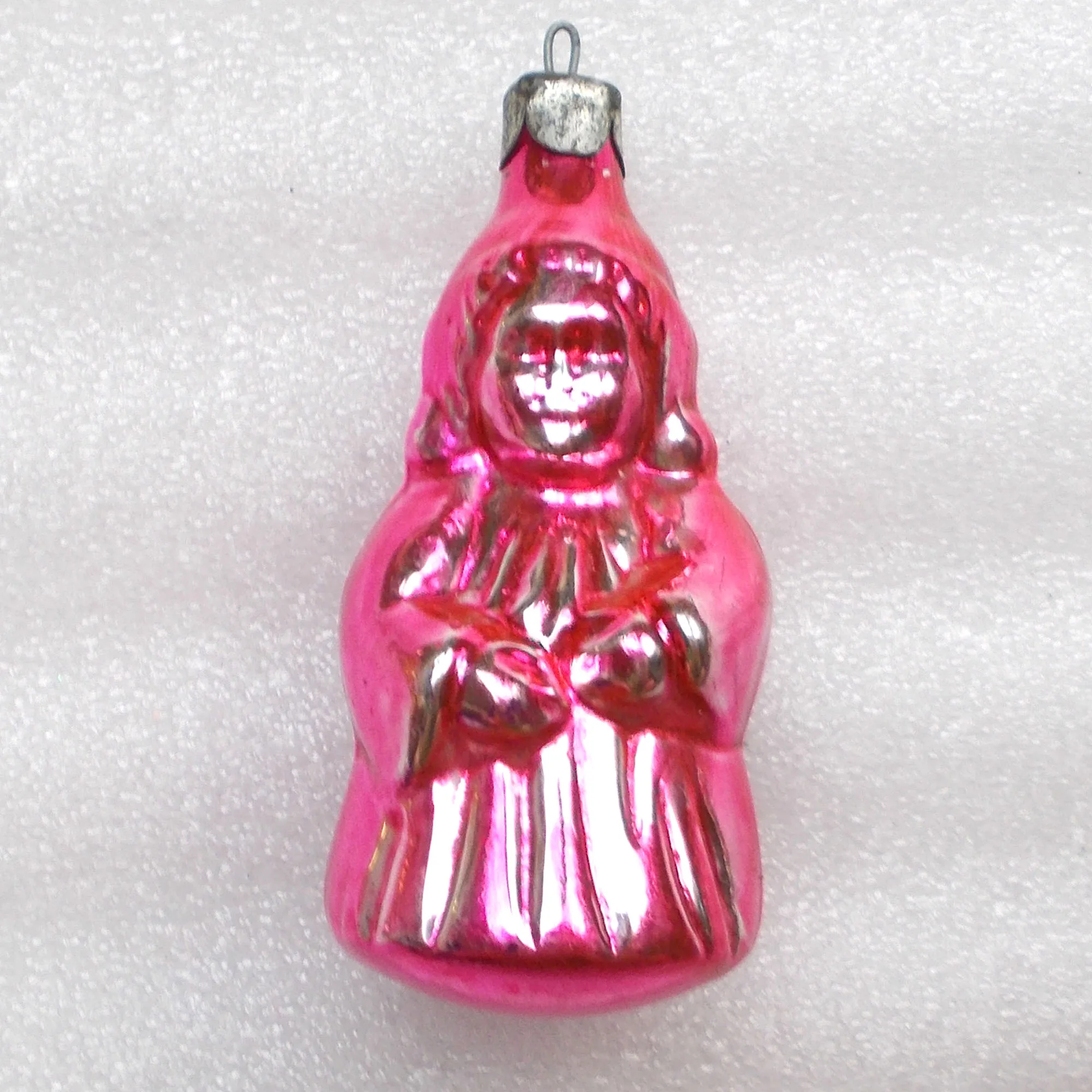 Vintage USSR Glass Christmas Ornaments Angel