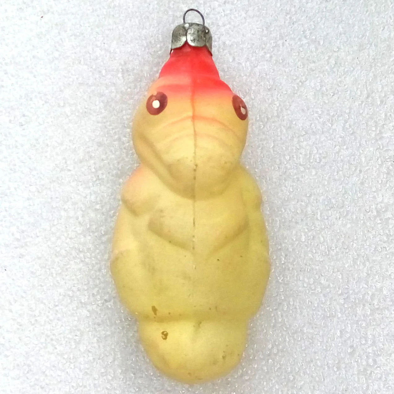 Antique Vintage Glass Christmas USSR Ornament Crocodile