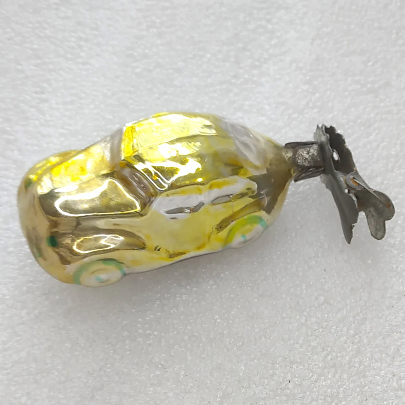 Antique Vintage Glass Christmas USSR Ornament Old Auto