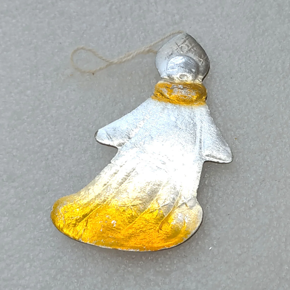 Antique Vintage Cardboard Christmas Ornament Fi- Snowmaiden