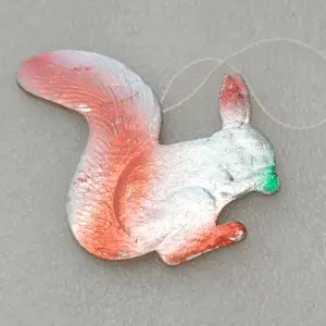 Antique Vintage Cardboard Dresden Christmas Ornament Squirrel