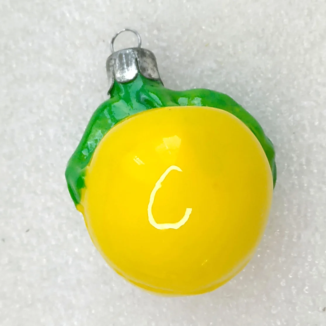 Antique Vintage Glass Christmas Ornament Apple
