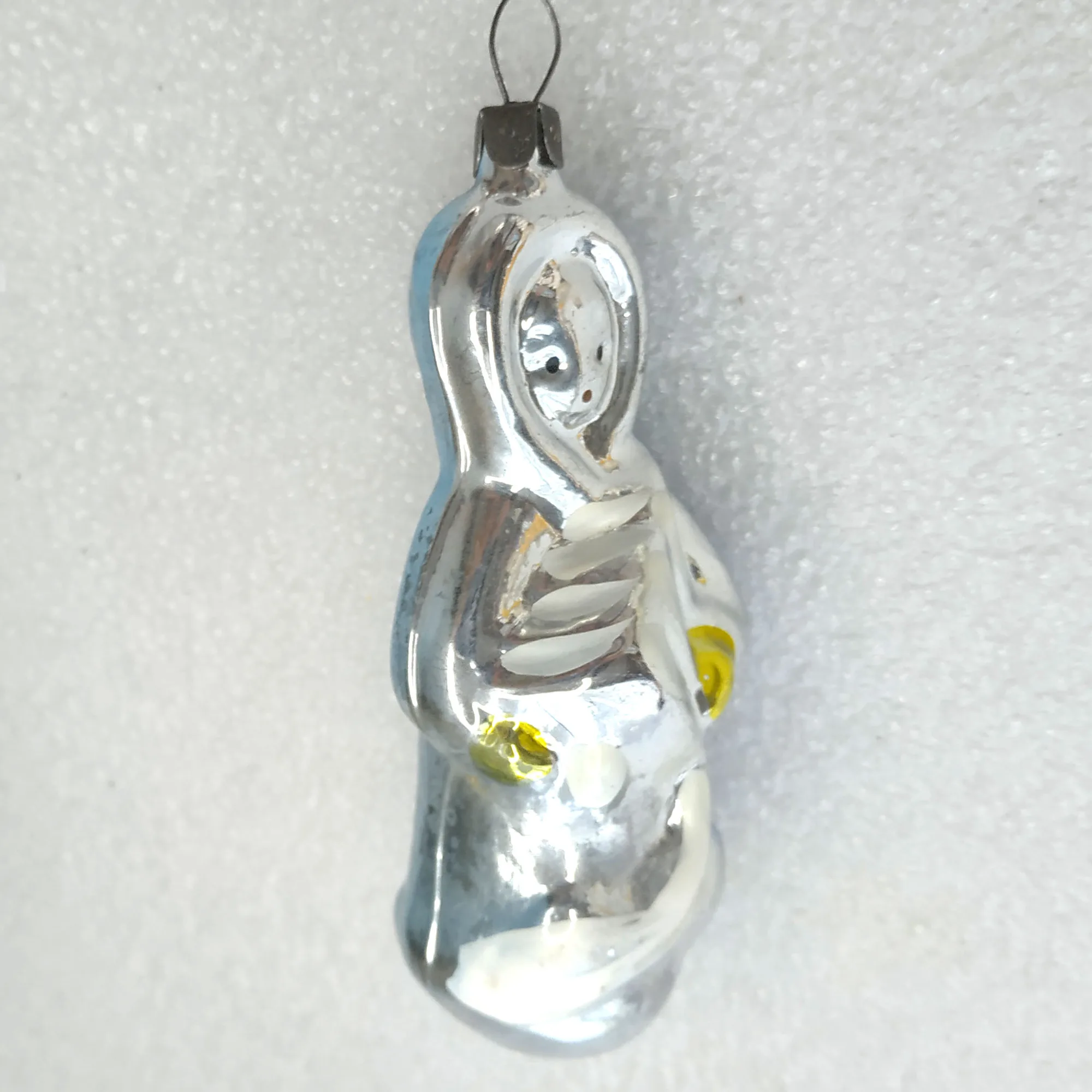 Antique Vintage Glass Christmas Ornament Snowmaiden