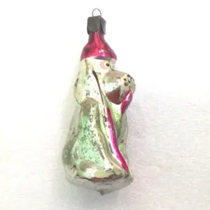 Vintage Christmas Antique Glass Ornament Hunter Dog