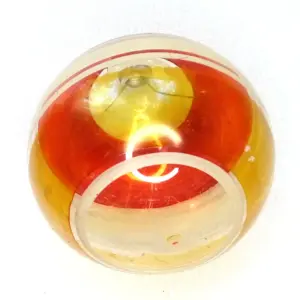 Vintage USSR Glass Christmas Ornament Ball
