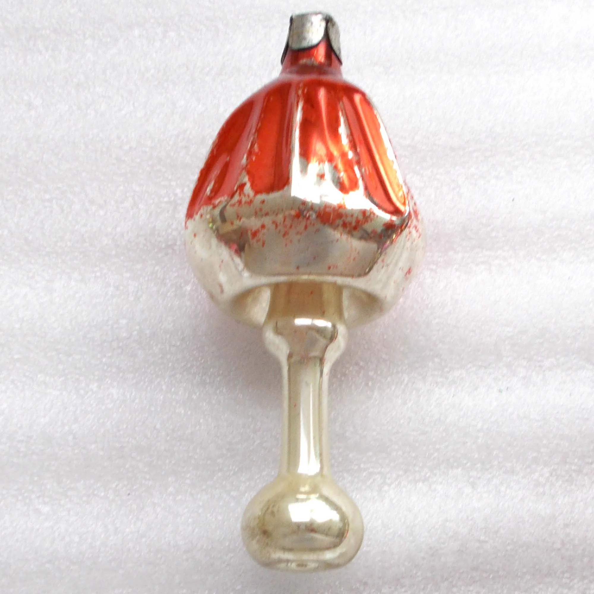 Antique Vintage USSR Glass Christmas Ornament Old Floor Lamp