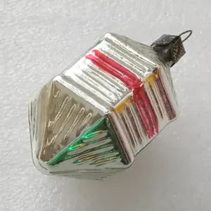 Vintage Christmas Mercury Glass Ornament USSR Tree Antique