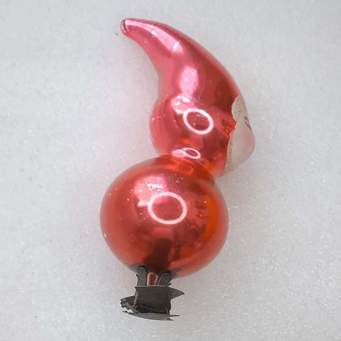 Antique Vintage Glass USSR Christmas Ornament Decor Harlequin Clown Figure Toy