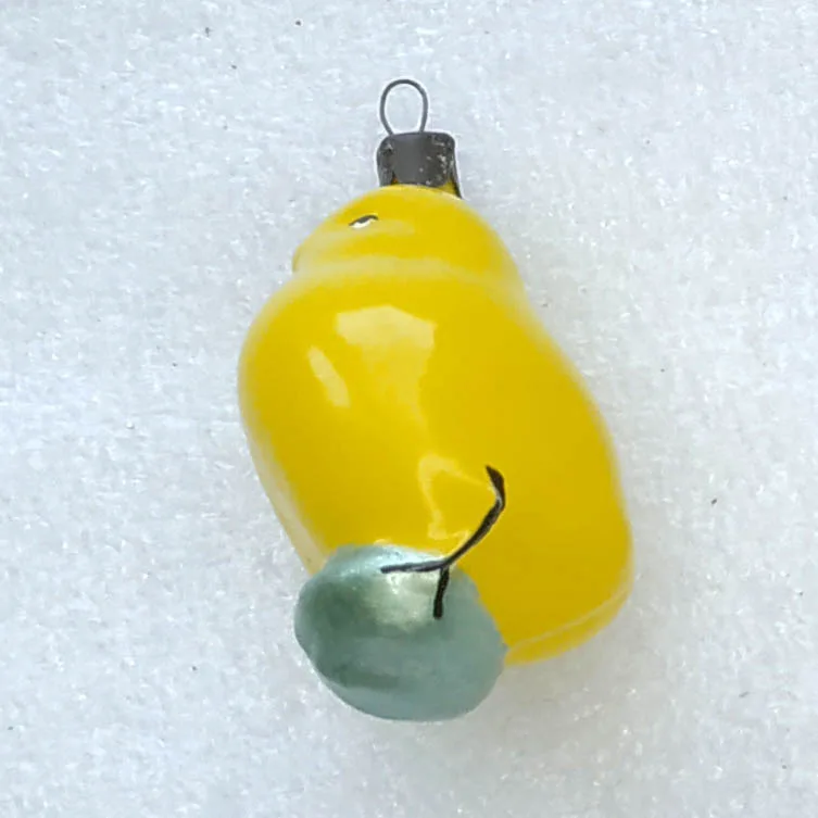 Vintage Glass Christmas Ornament USSR Tree Antique Handcraft Decor Chicken