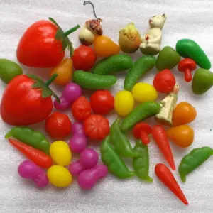 Big Set Vintage Ukraine Plastic Christmas Ornaments Small