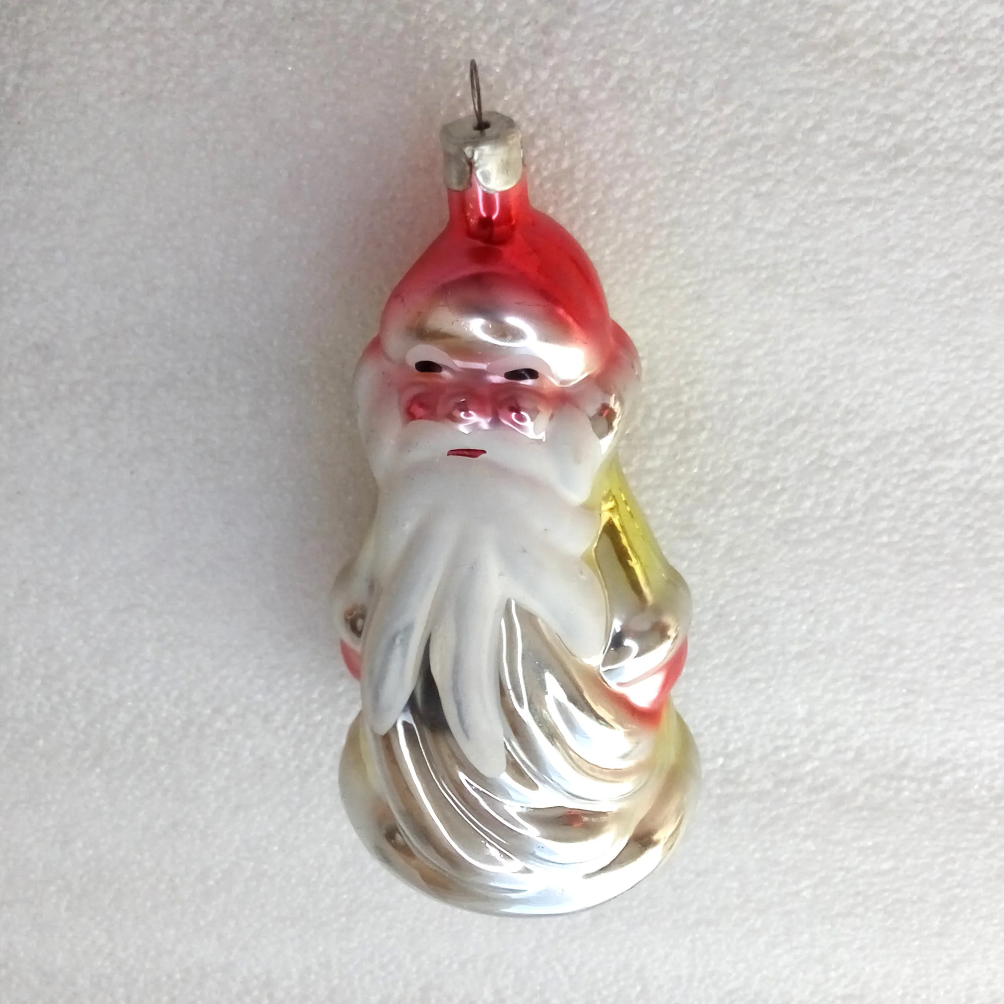 Antique Vintage Glass Christmas Ornament Santa Claus