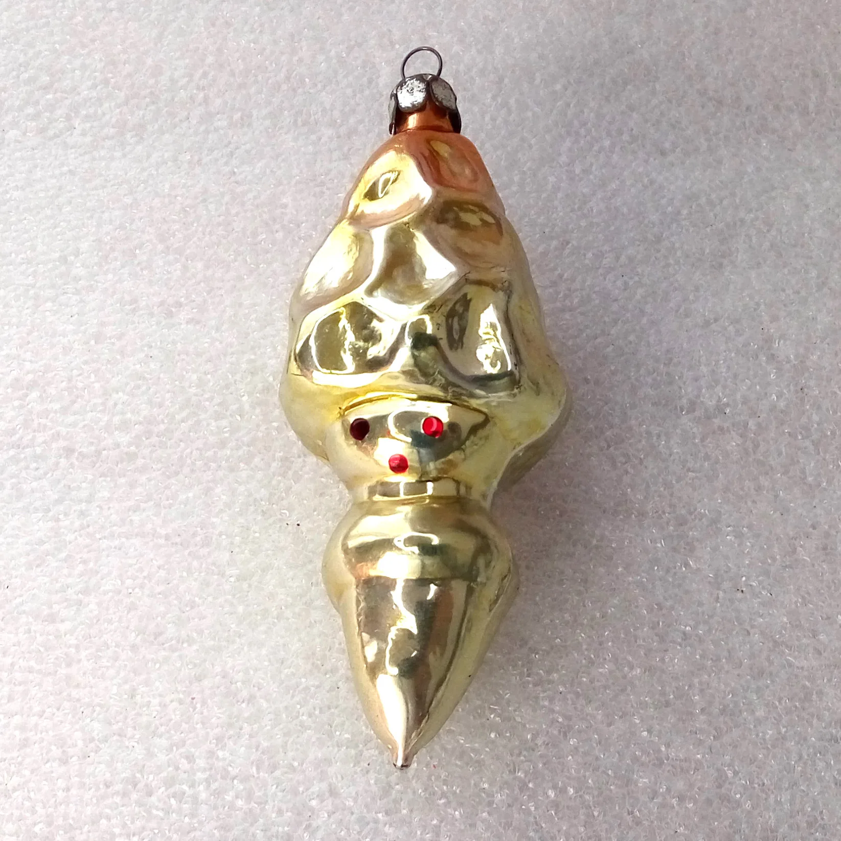 Antique Vintage Glass Christmas Ornaments Mushroom Boy