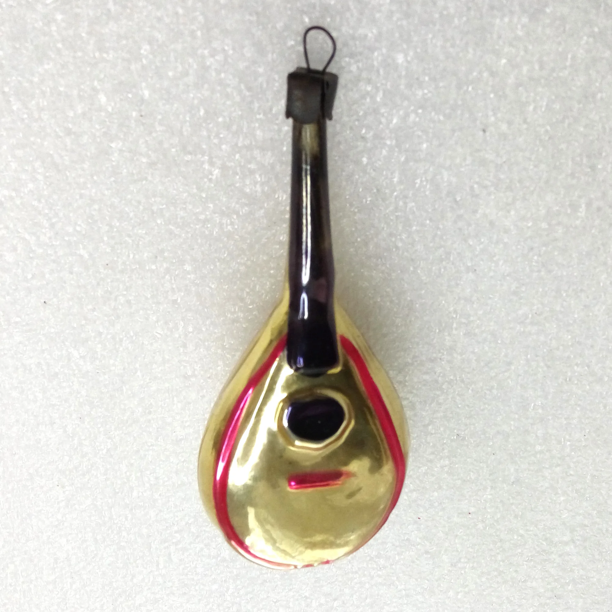 Old Antique Vintage Glass Christmas Ornament Bandura