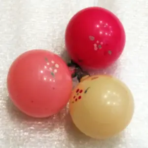 Set of 3 Vintage Glass USSR Christmas Ornaments Balls