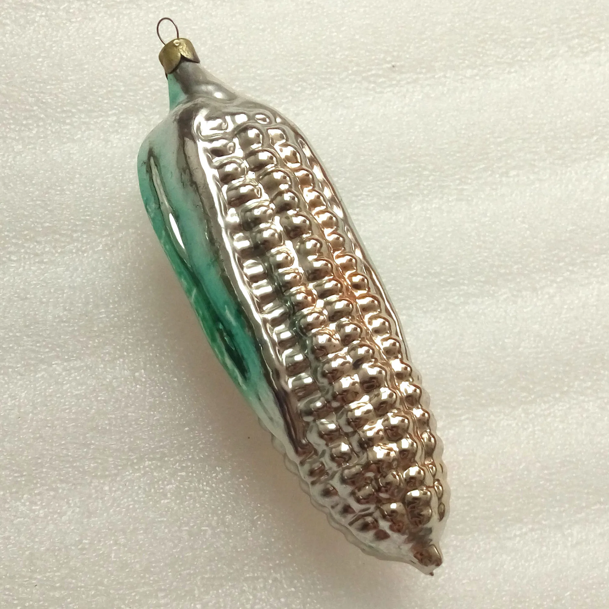 Vintage Russian Glass Christmas Ornaments Old Corn