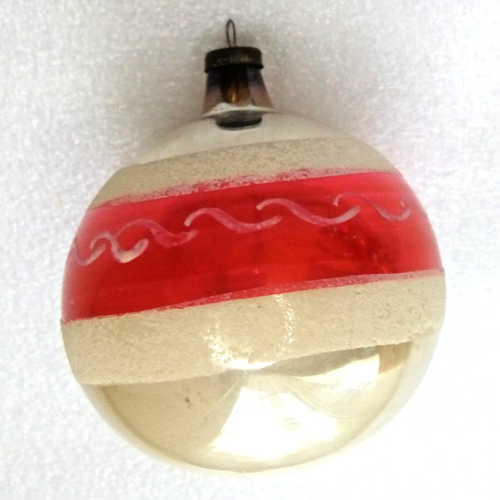Vintage Glass Christmas Ornament Ball