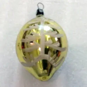 Vintage Glass Christmas Ornament Cones