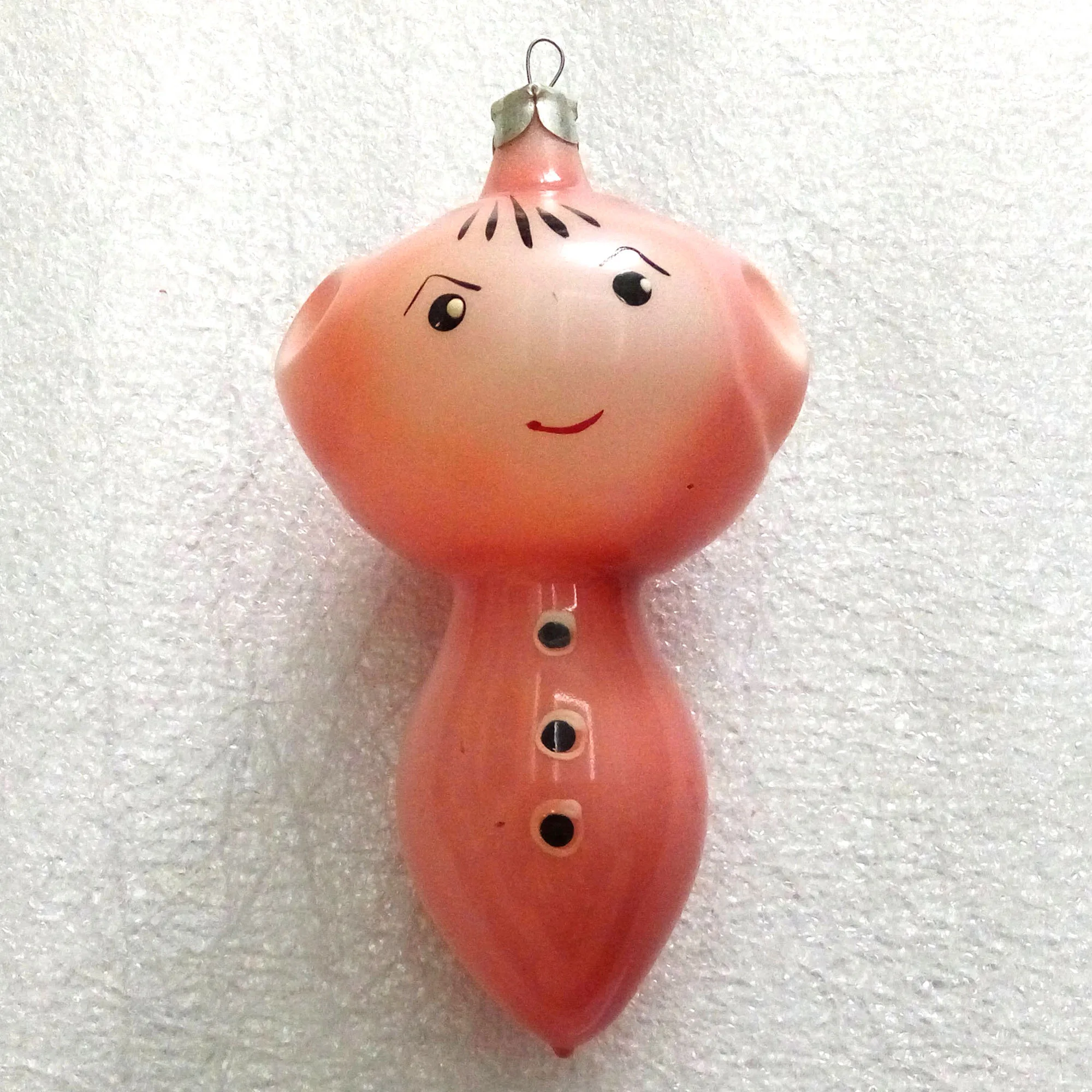 Vintage Glass Christmas Tree Ornament Toy Cheburashka