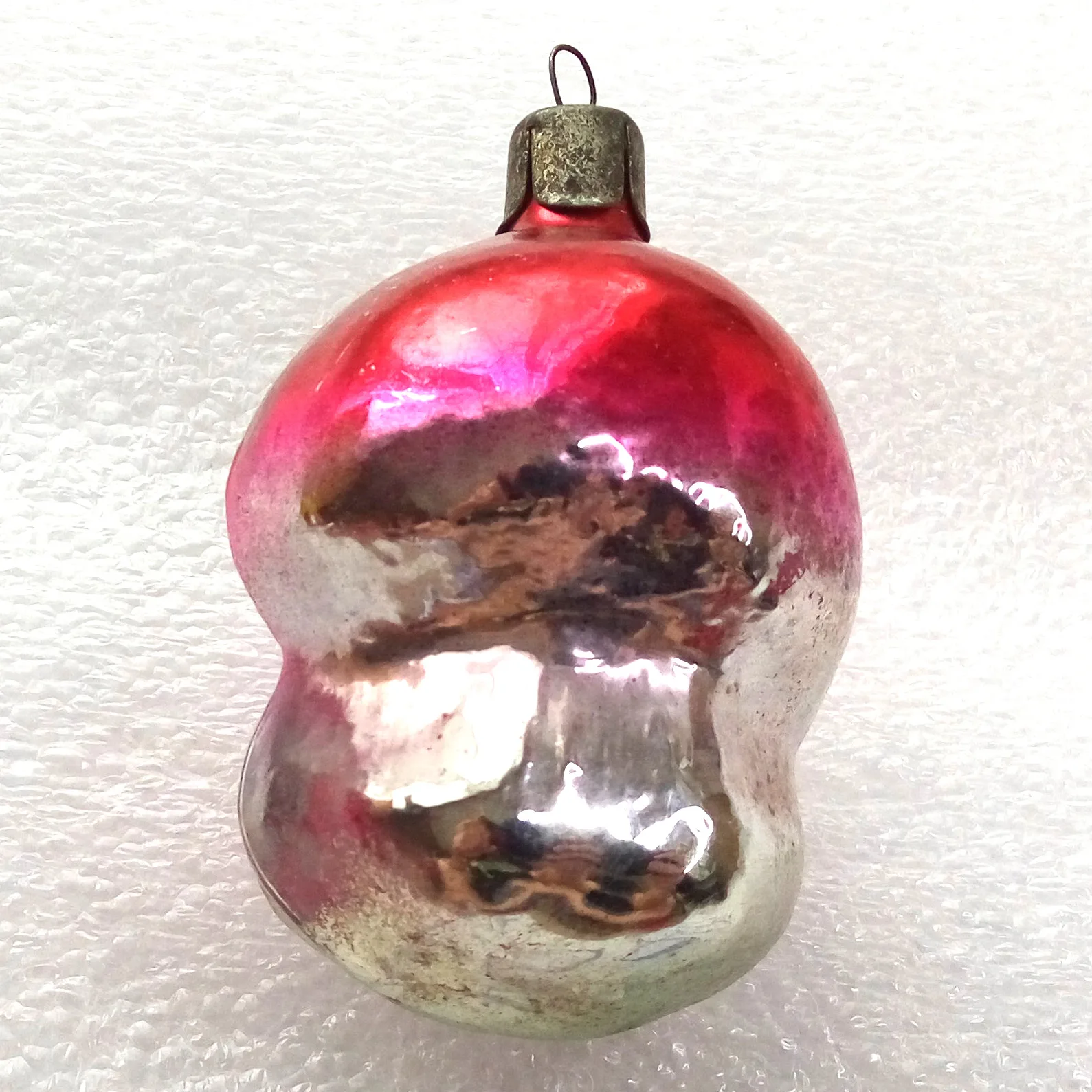 Vintage Glass Christmas Ornaments Mushroom