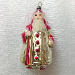 Vintage Ukrainian Glass Christmas Ornament Tsar Dadon