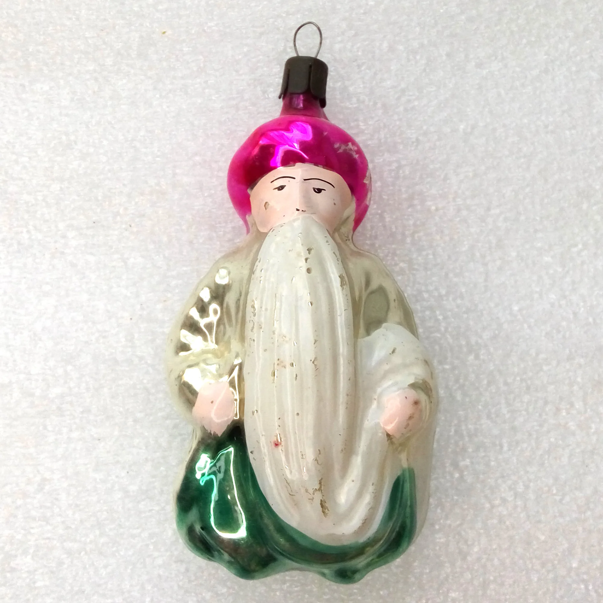 Vintage Glass Christmas Ornament Sultan
