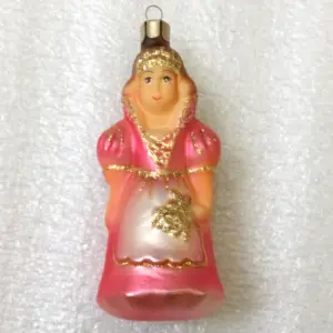 Ukrainian Glass Christmas Ornament Tree Toy Cinderella