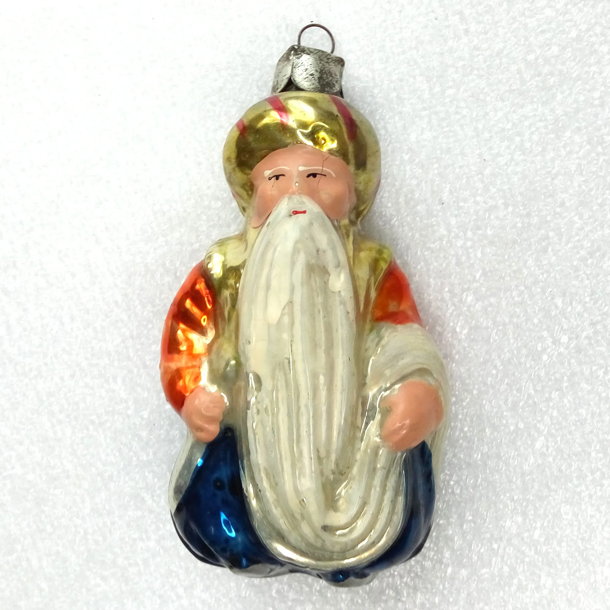 Vintage Glass Christmas Ornament Sultan