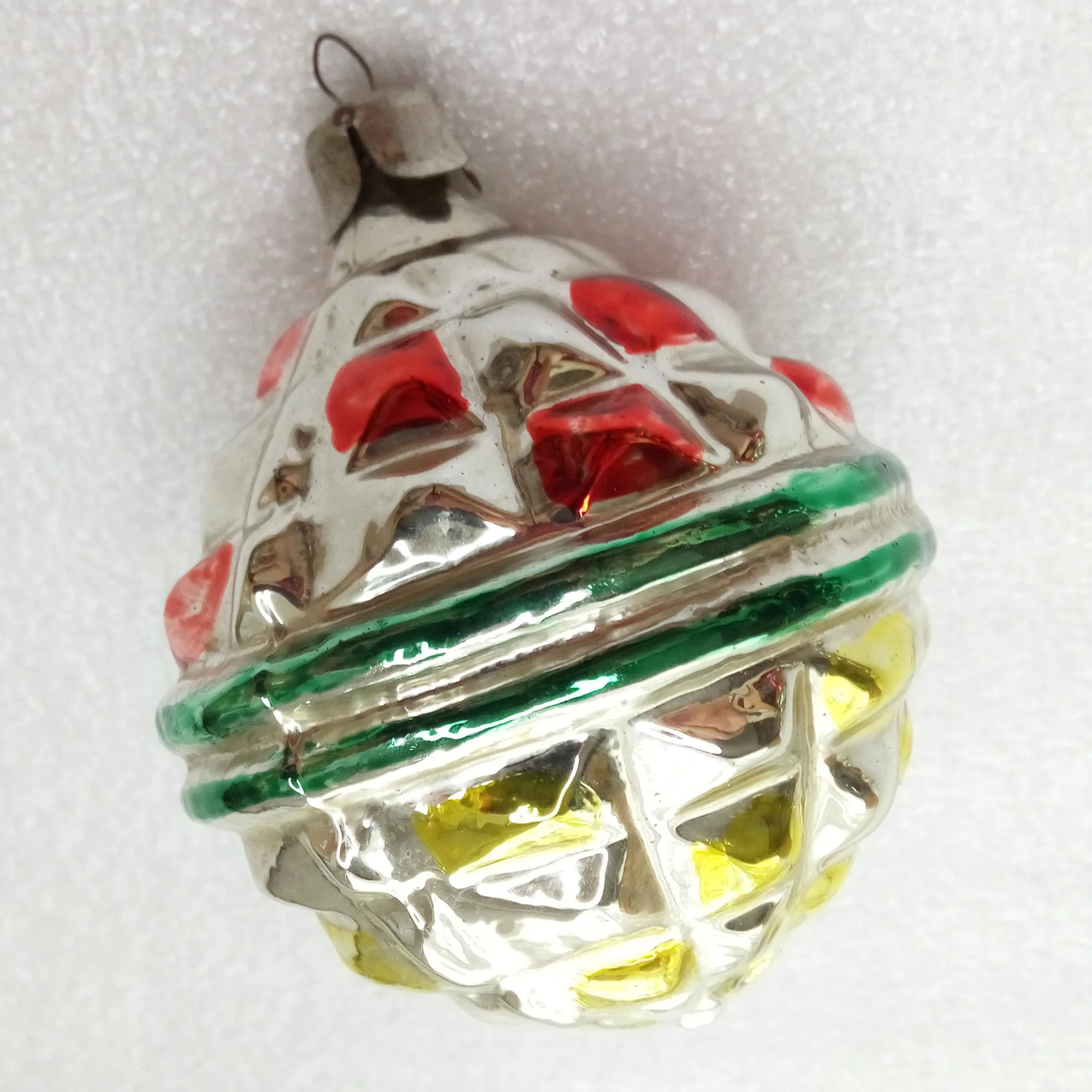 Vintage Glass Christmas Ornament Ball