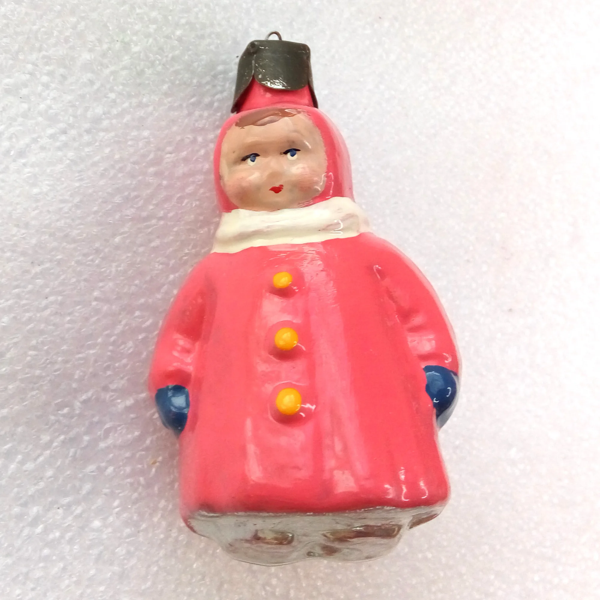 Unique Antique Vintage Glass Christmas Tree Ornament Girl