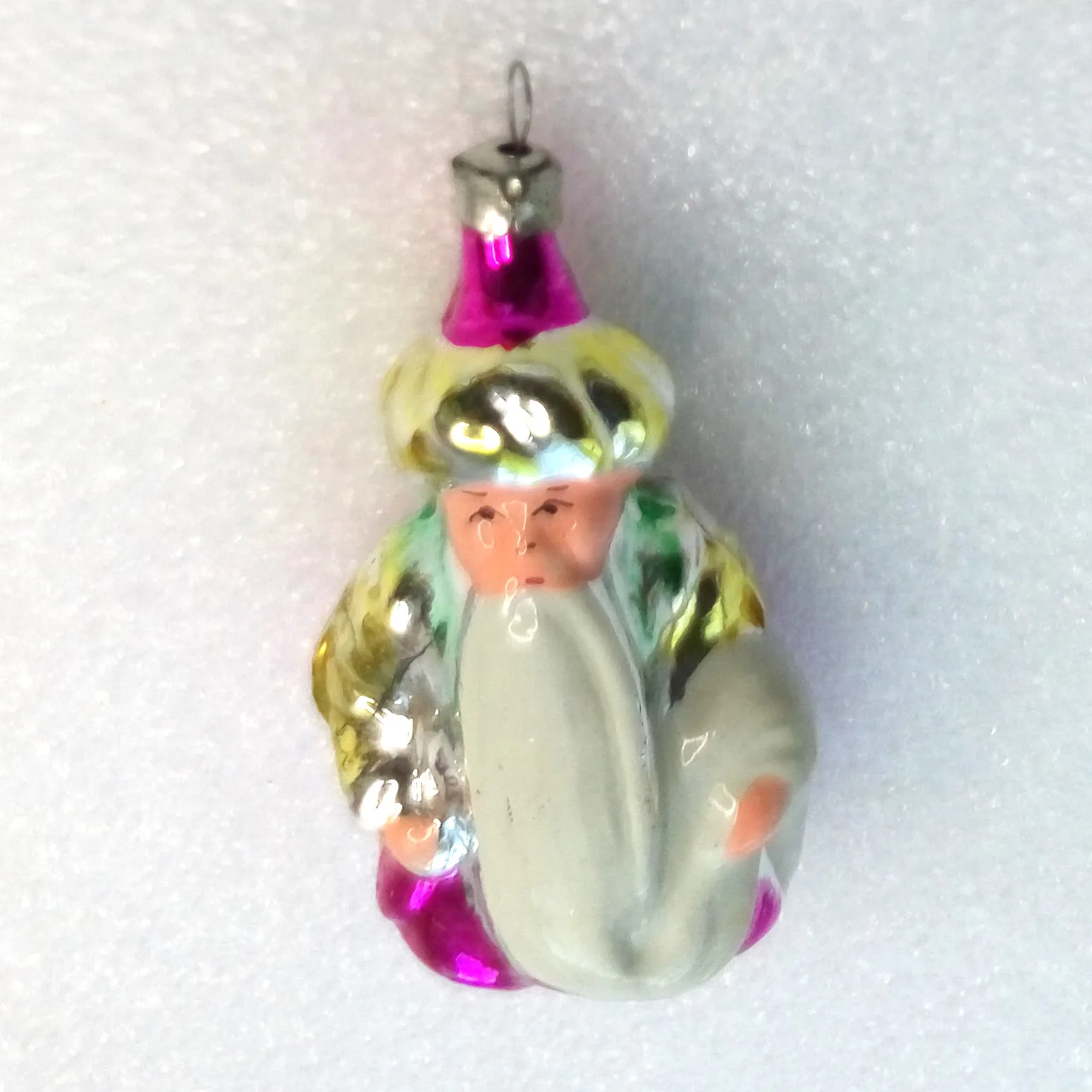 Old Antique Vintage Glass Christmas Ornament Sultan