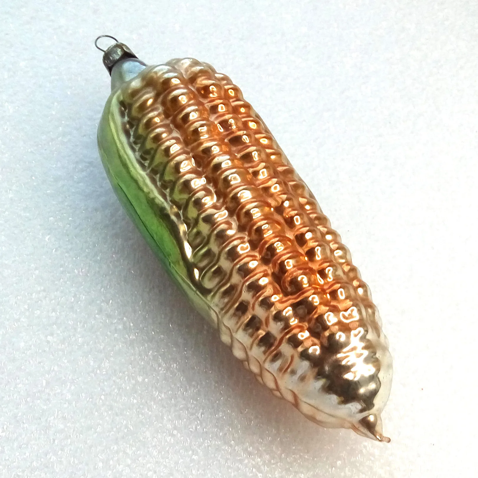 Old Antique Vintage Glass Christmas Ornament Toy Corn
