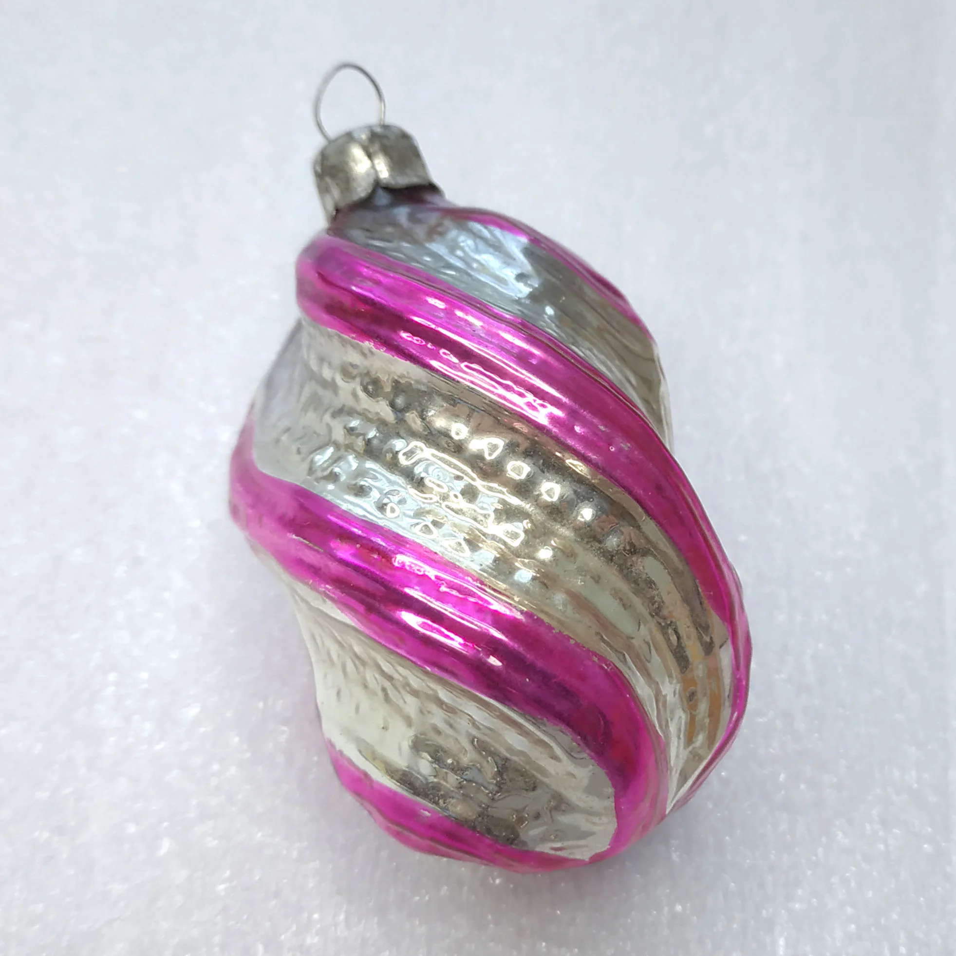 Antique Vintage USSR Mercury Glass Christmas Ornament