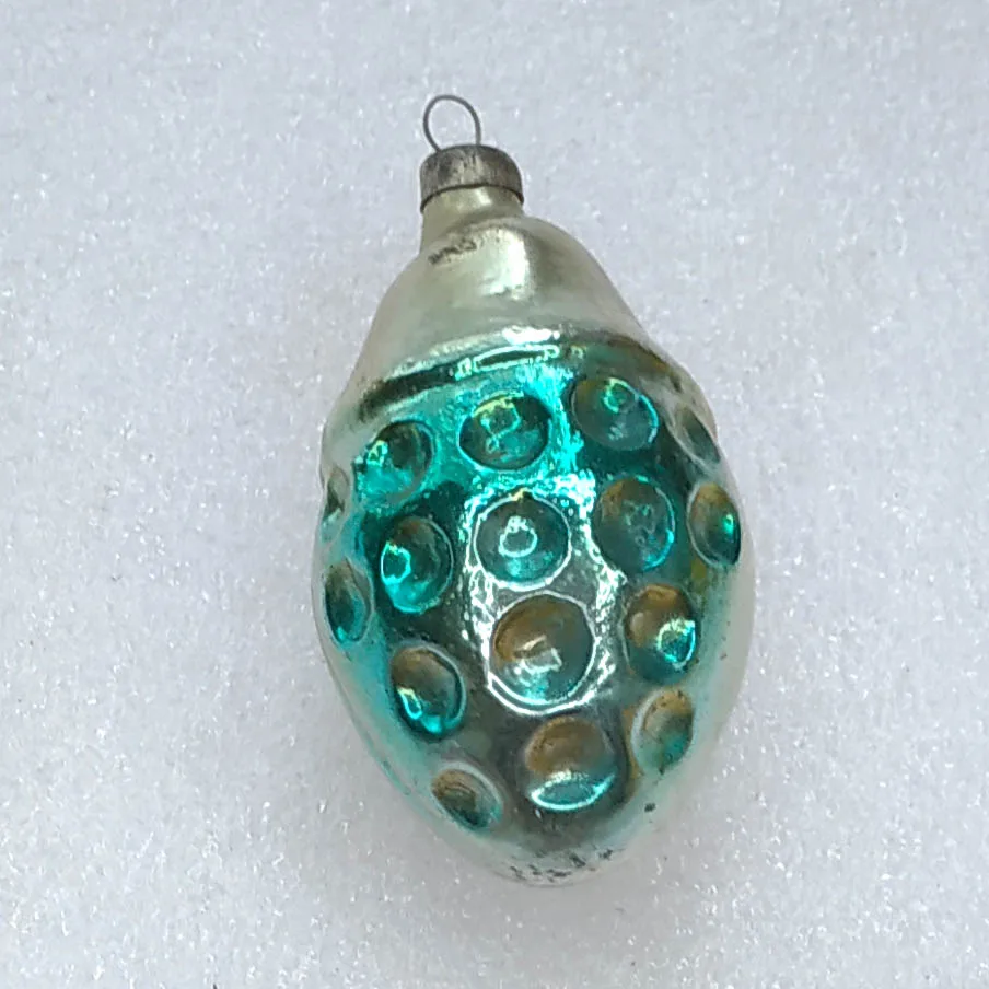 Vintage Glass Christmas Ornament USSR Antique Forest Spirit