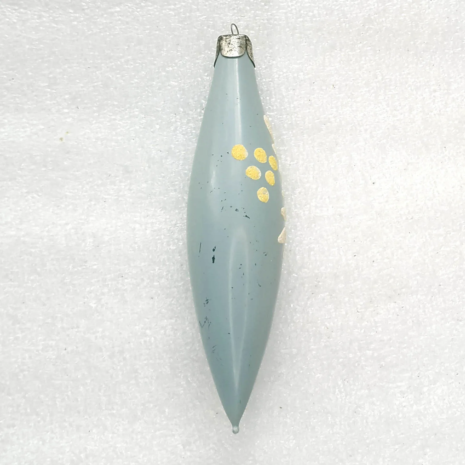 Vintage Christmas Glass Ornament Tree USSR Antique Decor Icicle