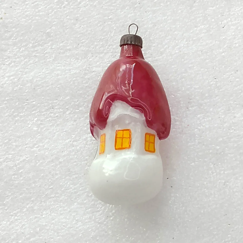 Vintage Glass USSR Christmas Antique Ornament Tree Restored Decor House