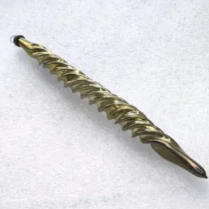 Vintage Silver Glass Christmas Ornament USSR Antique Icicle