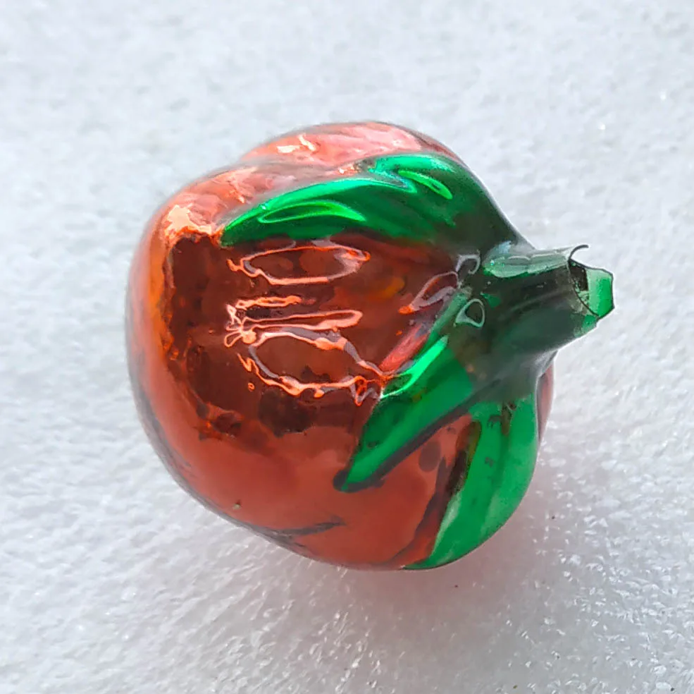Vintage Mercury Glass USSR Christmas Antique Ornament Tomato