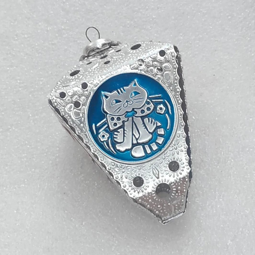 Vintage Christmas Aluminium Ornament USSR Antique Decor Surprise