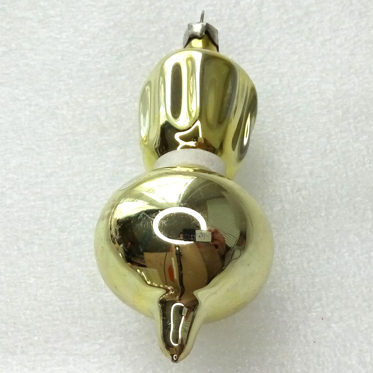 Vintage Ukrainian Glass Christmas Ornament Russian