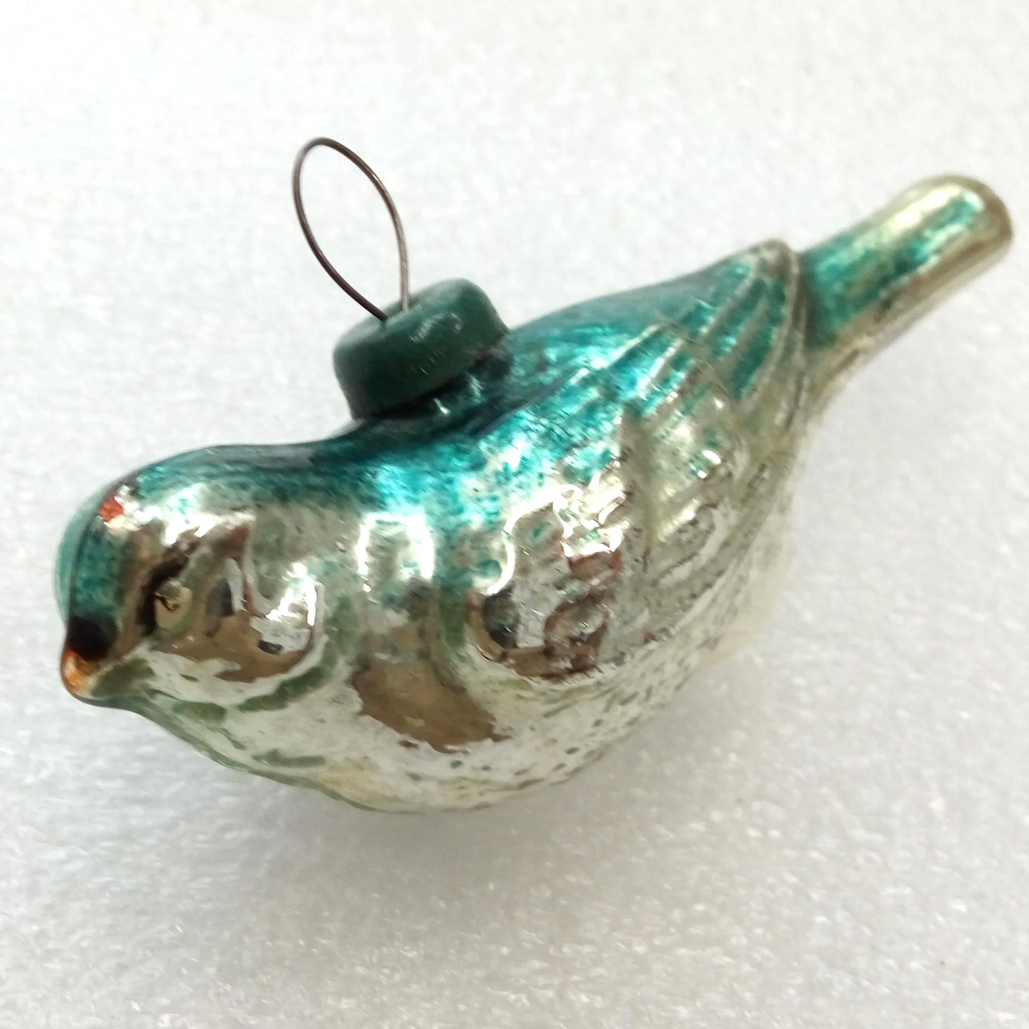 Vintage Glass Christmas Ornament Disco Ball