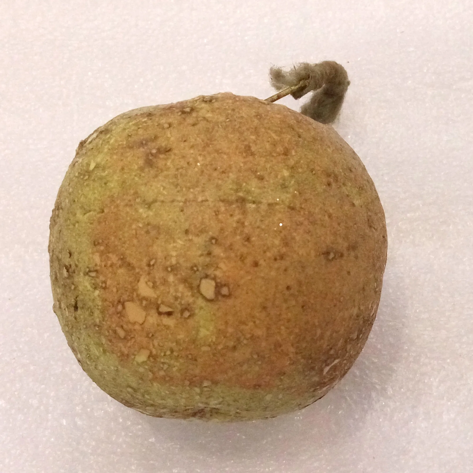 Vintage Russian Paper Mache Christmas Tree Ornament Apple